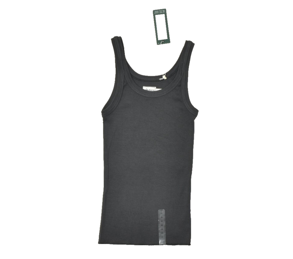 Alpine Design Women's Ribbed Tank Top Midnight Black Gray Size XS Cotton NEW